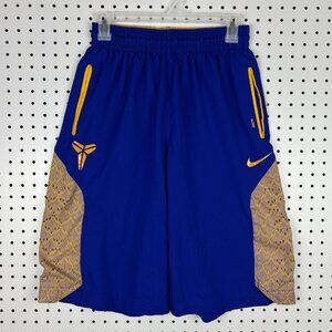 Kobe Bryant Nike‎ Mamba Basketball Shorts Men's Small Purple Gold Lake Snakeskin